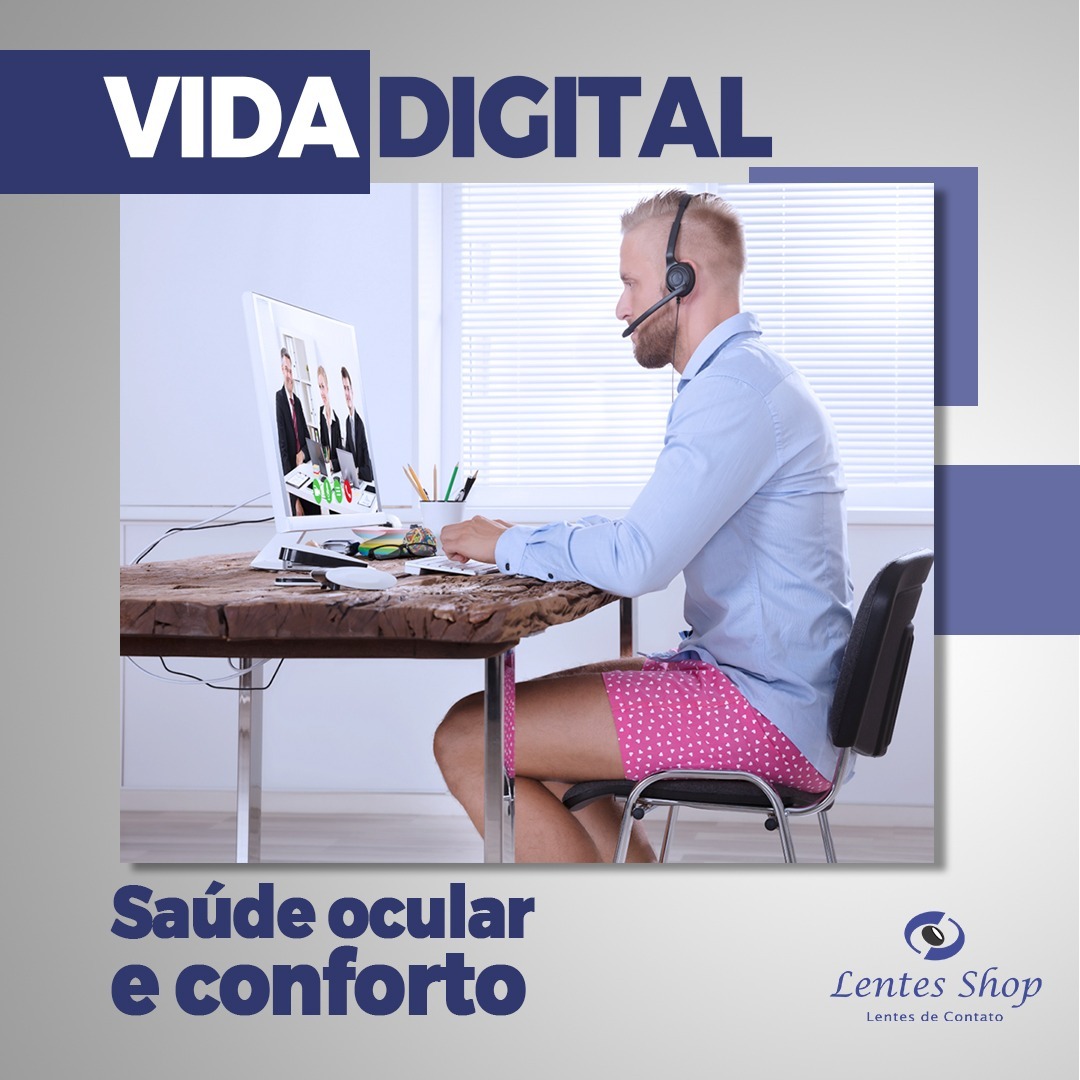 Você saiba que existem lentes de contato com tecnologia exclusiva, desenvolvidas para a vida digital atual? 